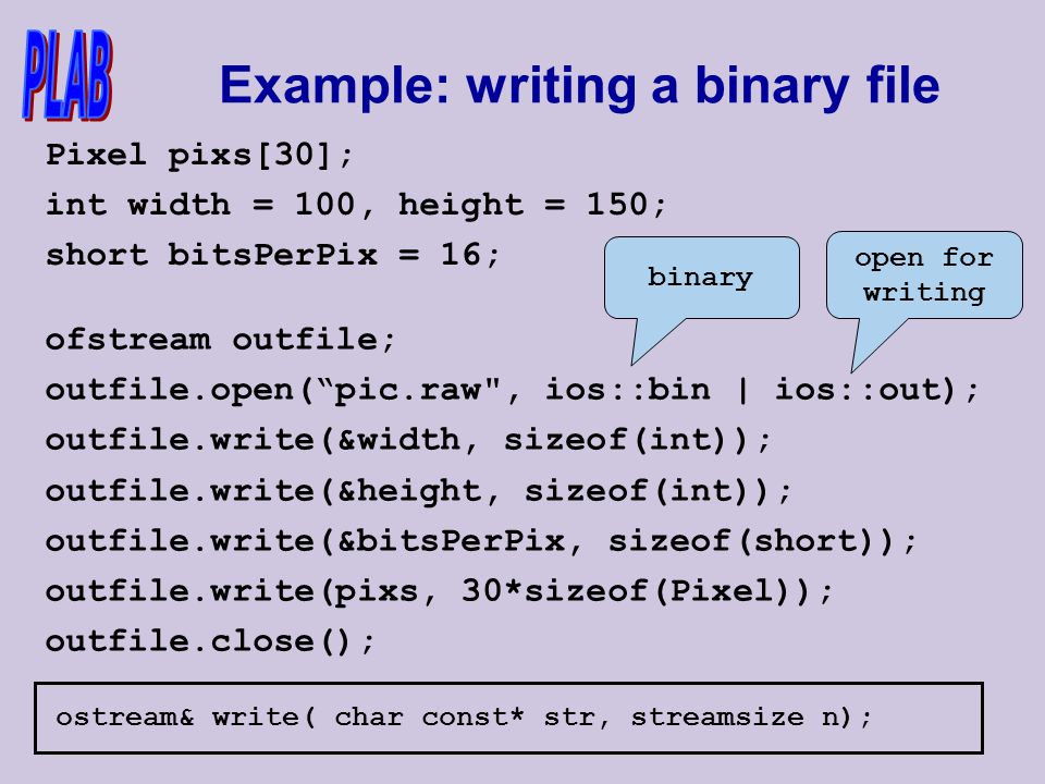 . Plab – Tirgul 11 RTTI, Binary files. RTTI – why? Problem: u Up ...