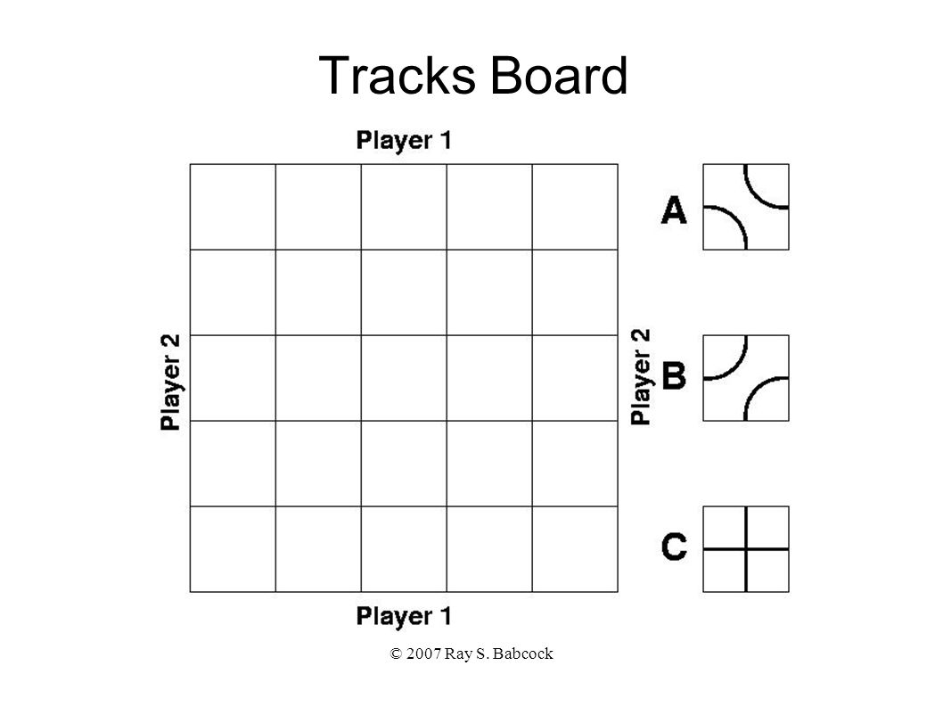 © 2007 Ray S. Babcock Tracks Board