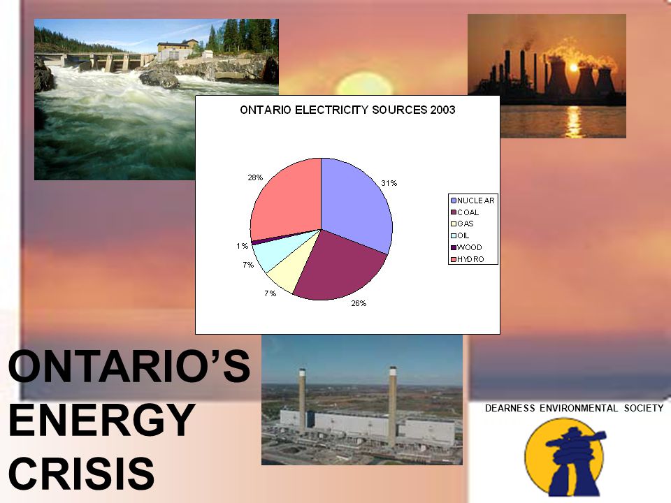 DEARNESS ENVIRONMENTAL SOCIETY ONTARIO’S ENERGY CRISIS