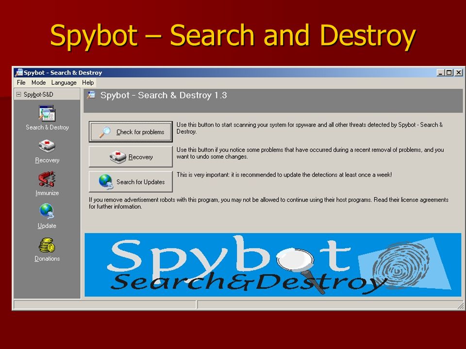 Spybot – Search and Destroy