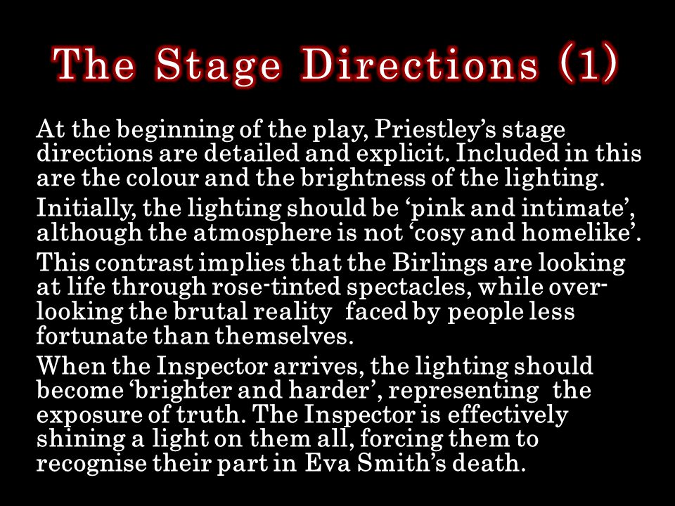 An Inspector Calls Dramatic Devices and Audience Reaction. - ppt download