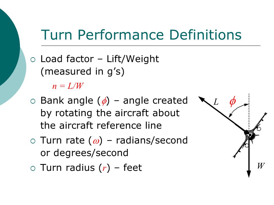 Aero Engineering 315 Lesson 30 Turn Performance Turning The Tables Ppt Download