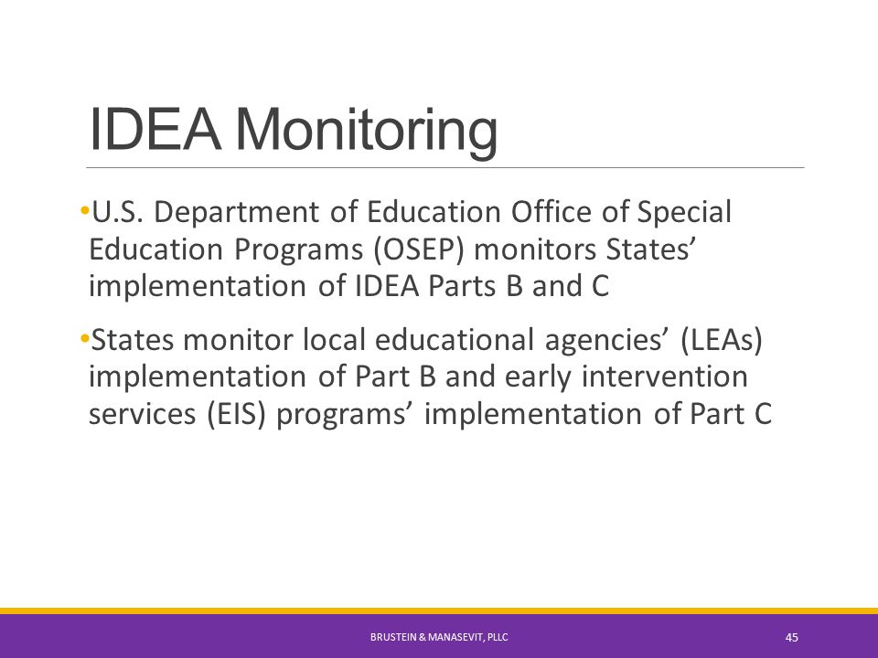IDEA Monitoring U.S.