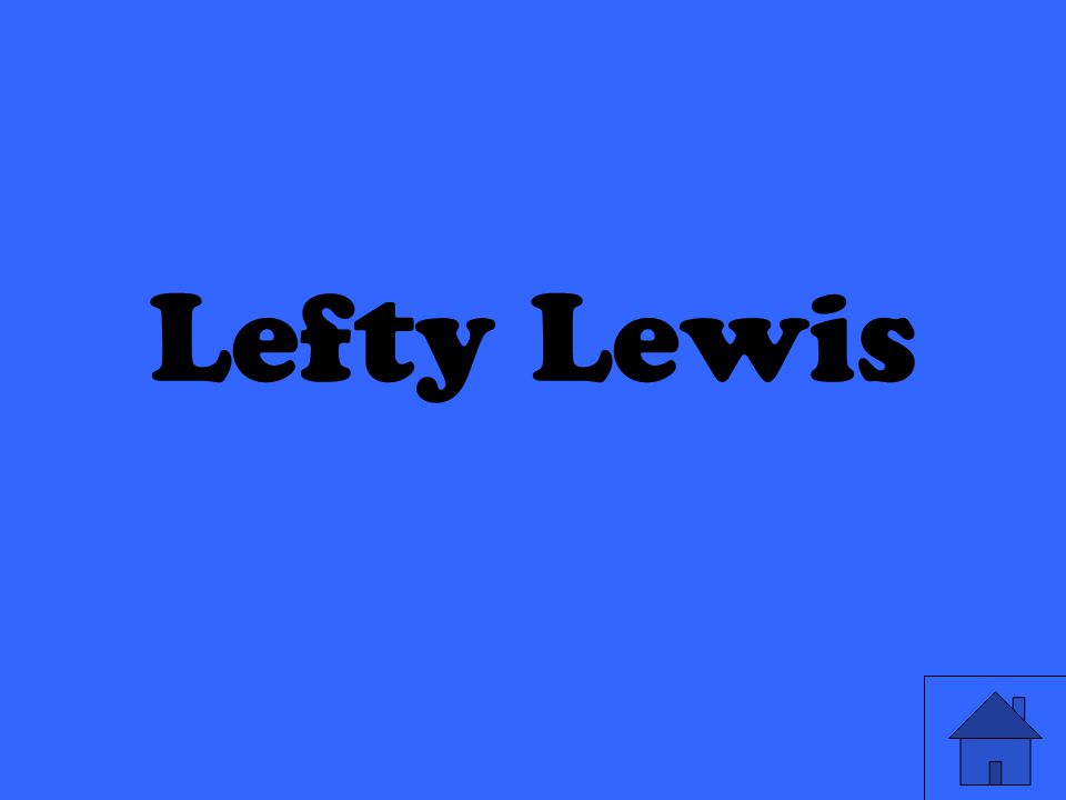 Lefty Lewis