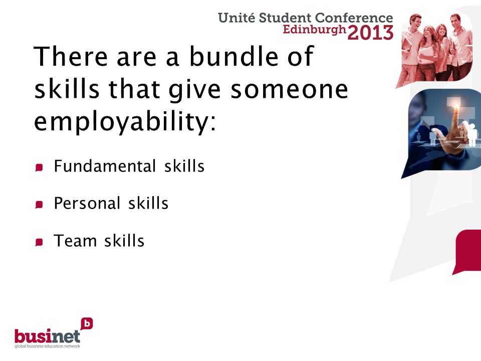 Fundamental skills Personal skills Team skills