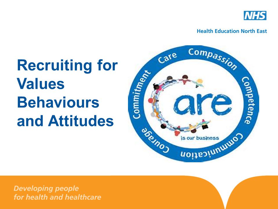 Recruiting for Values Behaviours and Attitudes