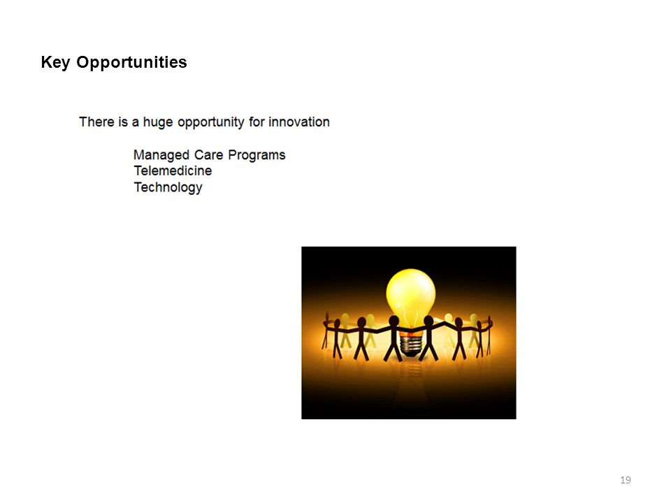 Key Opportunities 19