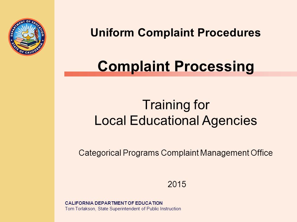 Complaints To Education Department >> California Department Of Education Tom Torlakson State Complaints To Education Department >> California Department Of Education Tom Torlakson State