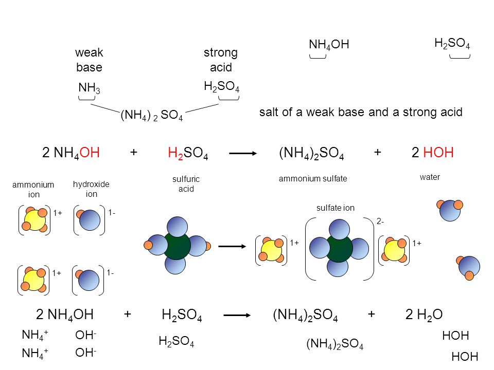 H2so4 протоны. Nh3 nh4 2so4. (Nh4)2so4. Reaction of strong acid and weak Base.