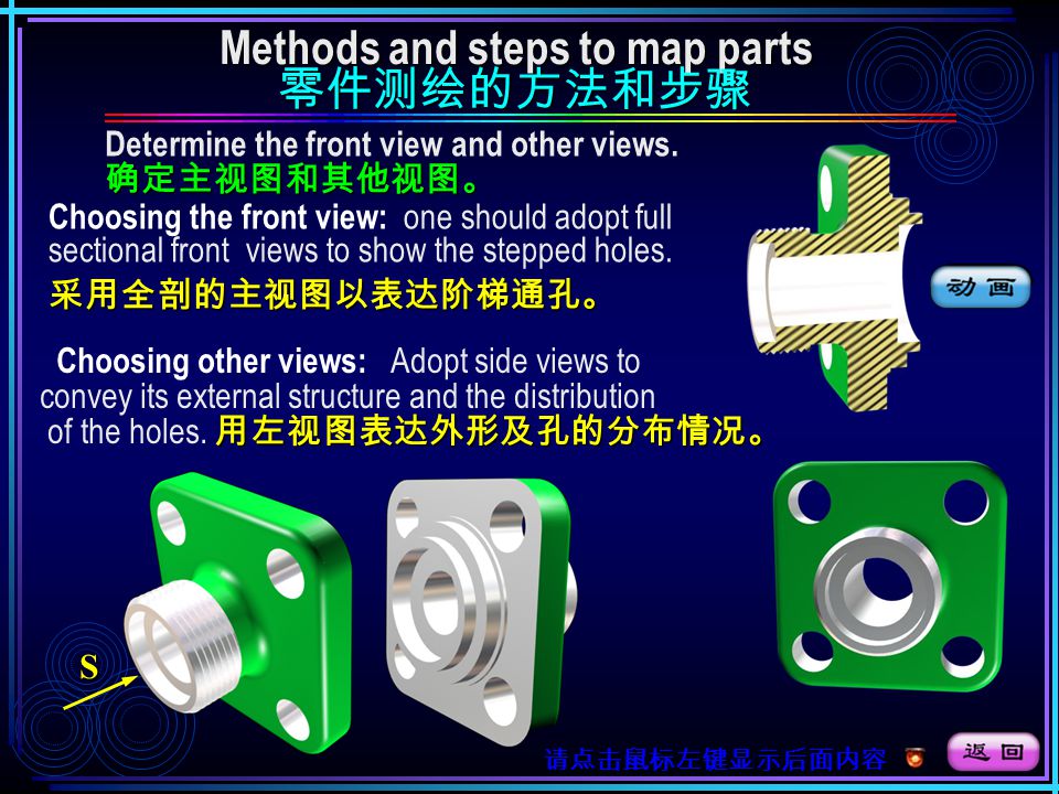 请点击鼠标左键显示后面内容 Methods and steps to map parts 零件测绘的方法和步骤 零件测绘的方法和步骤 Valve cover.