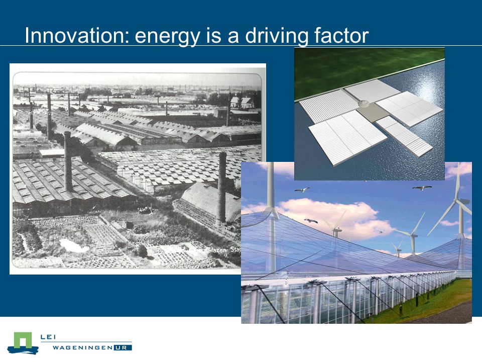 Innovation: energy is a driving factor