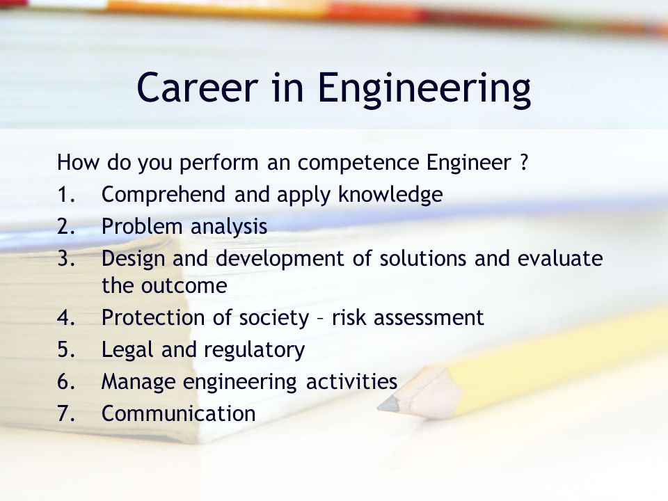 Engineering career