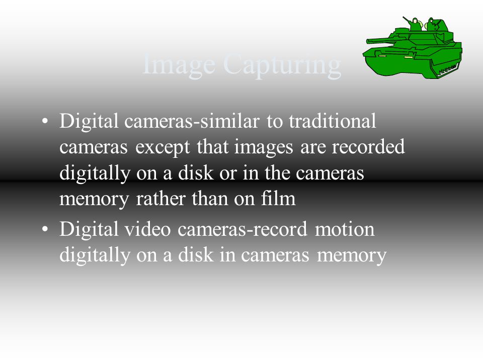 Scanning Scanners convert images to digital data. There are two basic types of scanners.