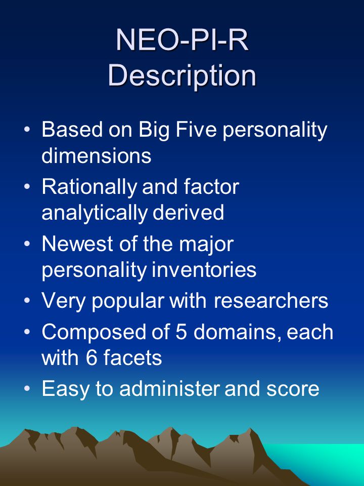 Neo Pi R Personality Inventories Look For Good Psychometrics Beware The Barnum Effect Construction Strategies Rational Theoretical Criterion Keying Ppt Download Neo Pi R Personality Inventories Look For Good Psychometrics Beware The Barnum Effect Construction Strategies Rational Theoretical Criterion Keying Ppt Download