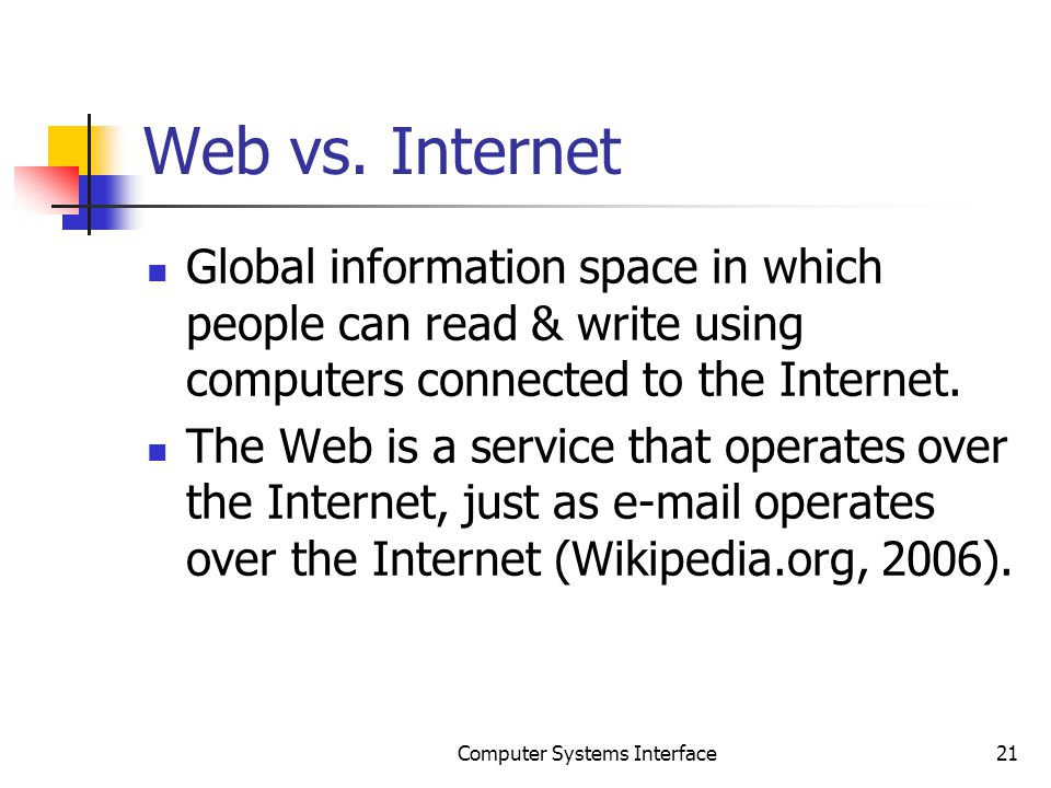 Web vs.