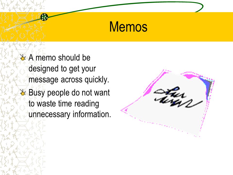 Check Your Memo Is is easy to find the main point.