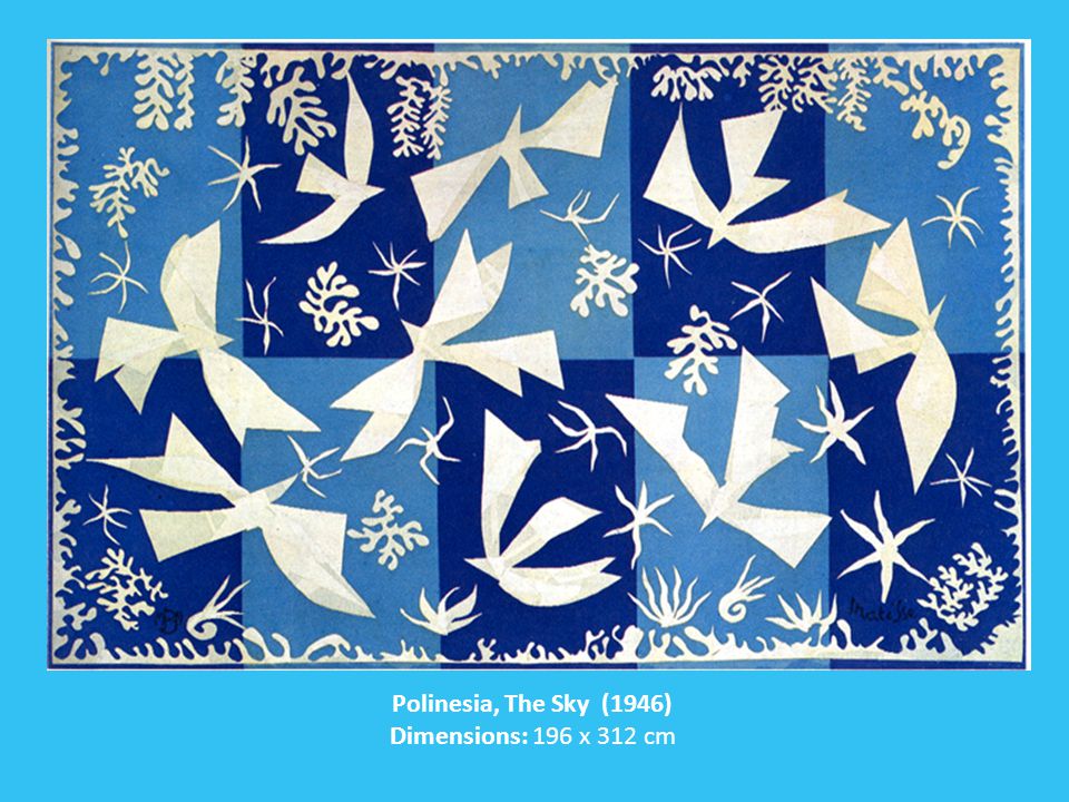 Polinesia, The Sky (1946) Dimensions: 196 x 312 cm