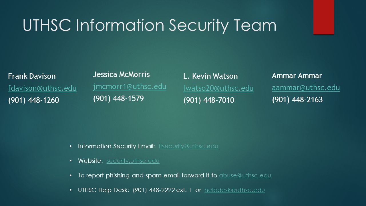 By The Uthsc Information Security Team What Is Online Social