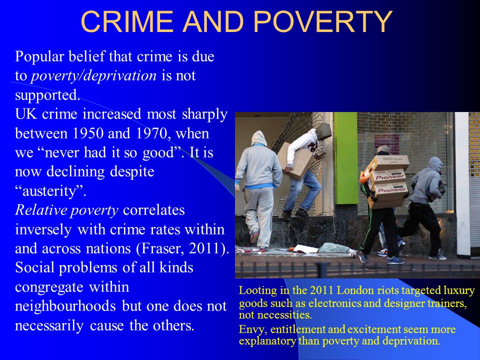crime because of poverty