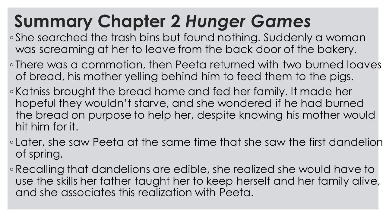 hunger games first chapter