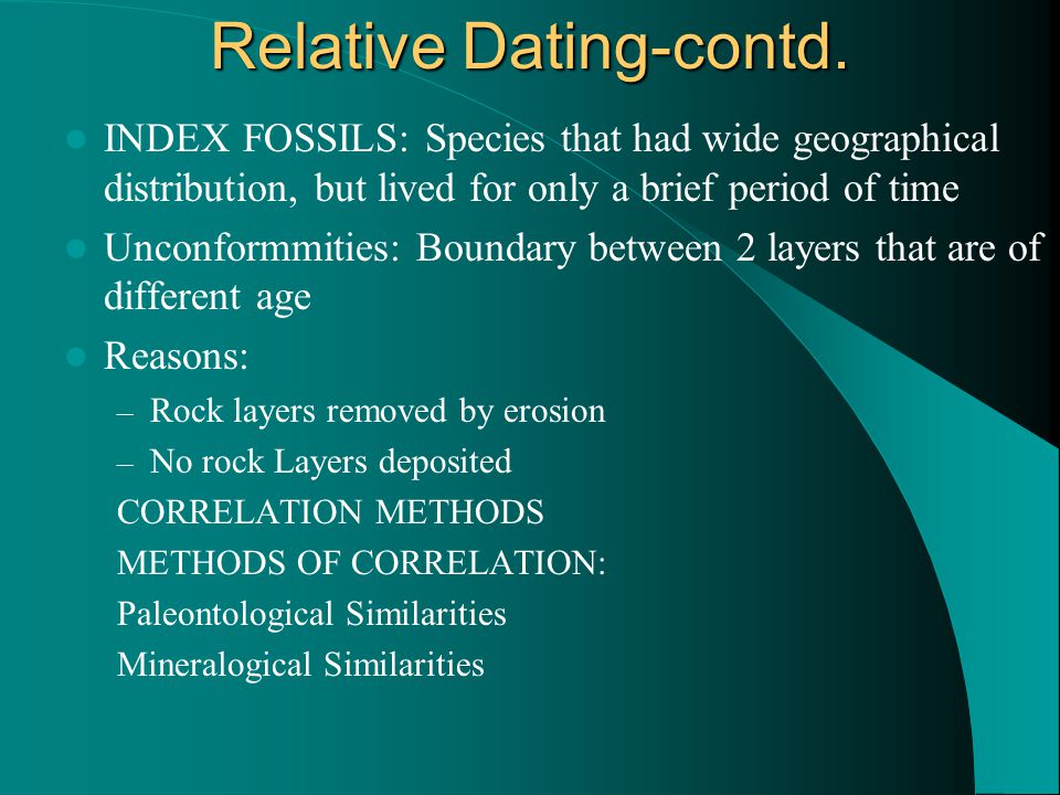 Fossil dating methods ppt