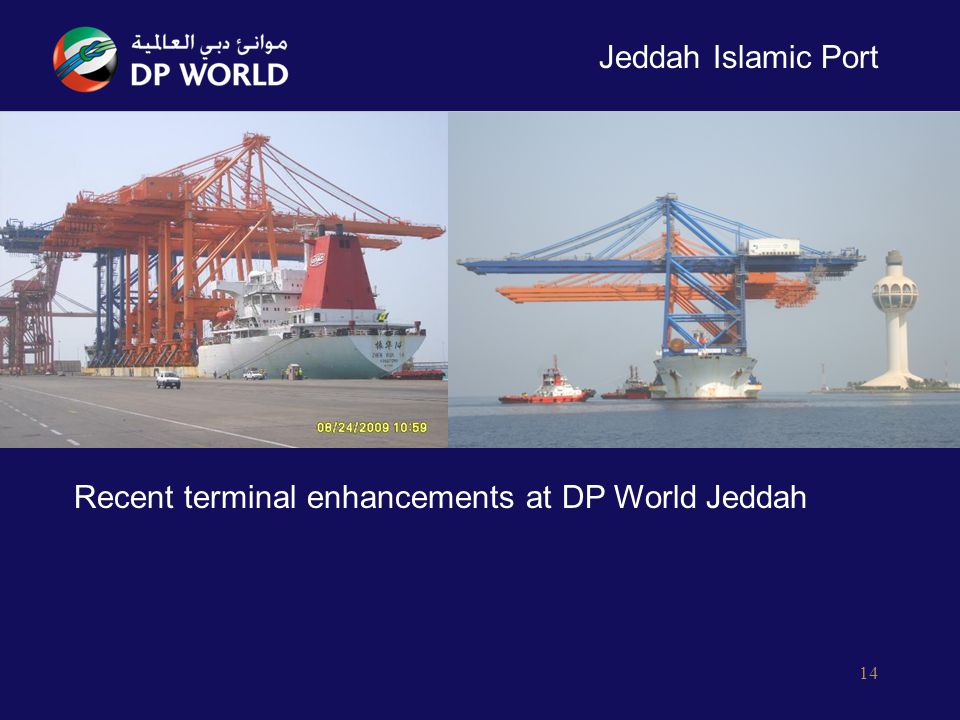 14 Recent terminal enhancements at DP World Jeddah