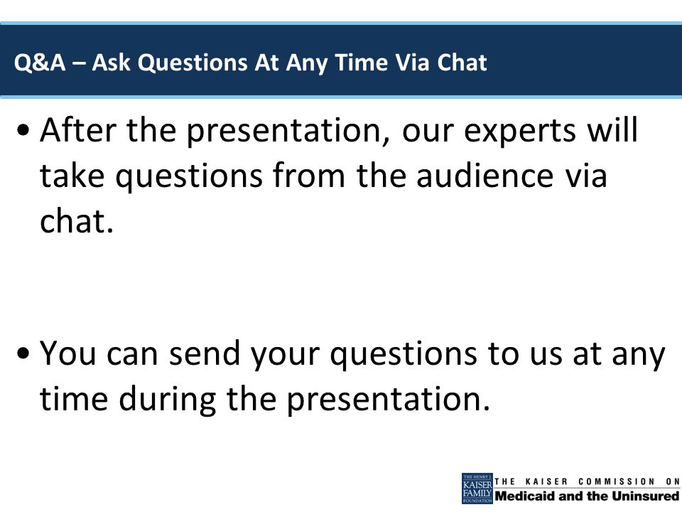 After the presentation, our experts will take questions from the audience via chat.