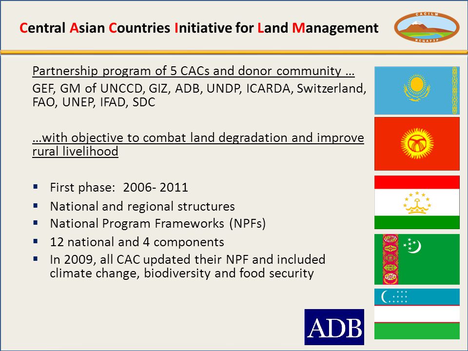 Central Asian Countries Initiative for Land Management