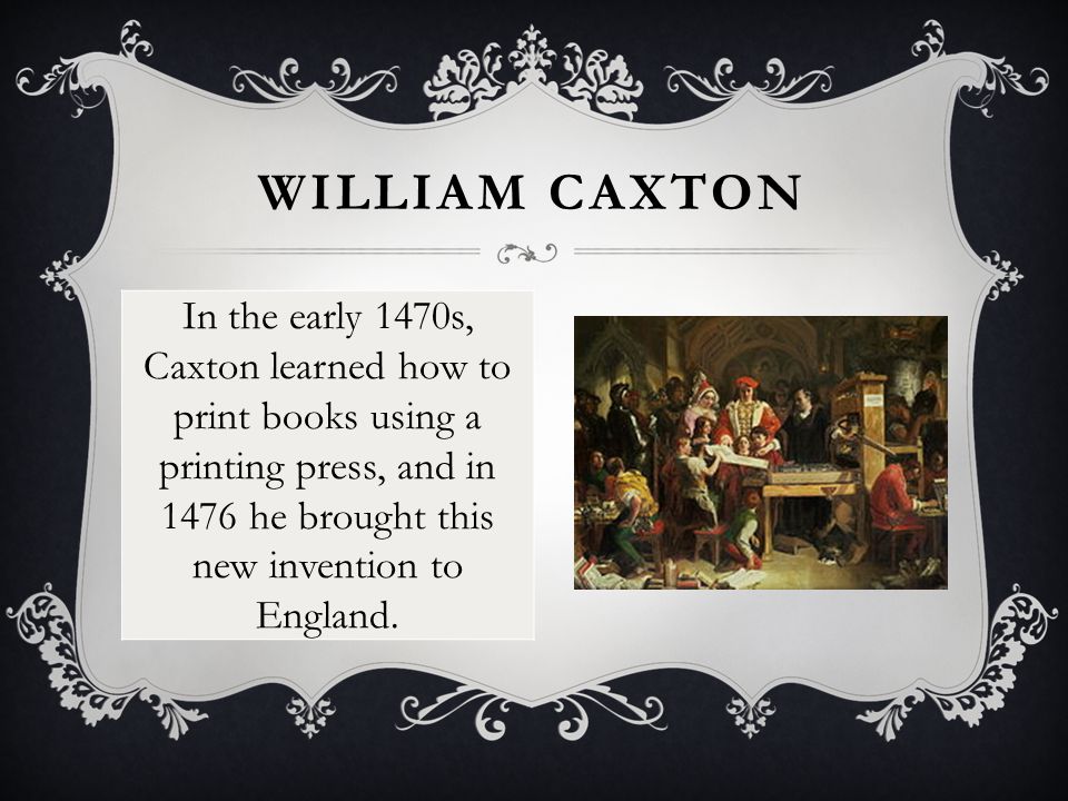 FAMOUS LESSON 3: William Caxton and Berners-Lee Balestra WorkshopsBalestra School proudly presents.. - ppt download