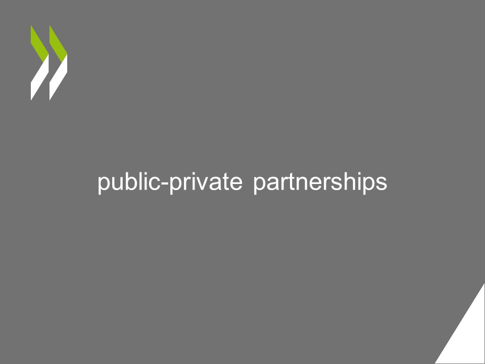 public-private partnerships