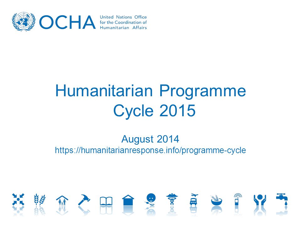 Humanitarian Programme Cycle 2015 August