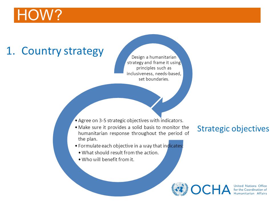 Design a humanitarian strategy and frame it using principles such as inclusiveness, needs-based, set boundaries.