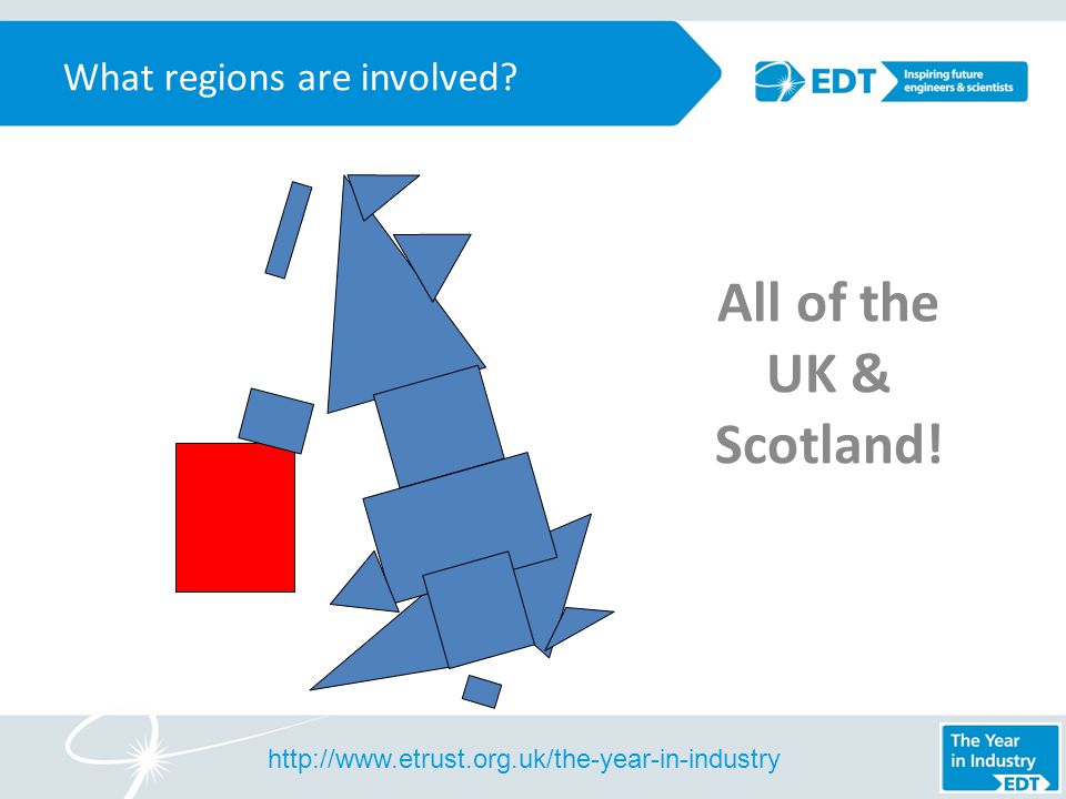 What regions are involved All of the UK & Scotland!