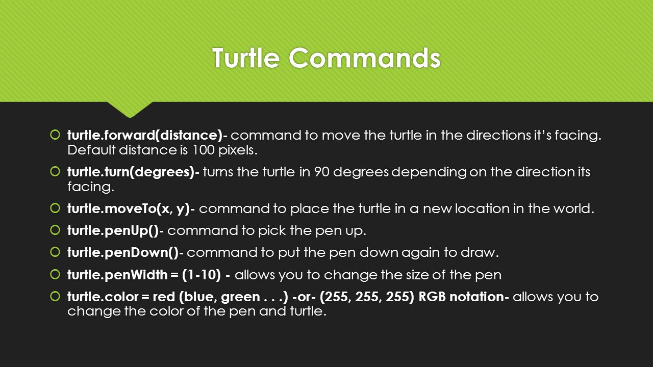 Programming in Python Turtle Graphics Dr. Kristine Nagel Genie Yang ...