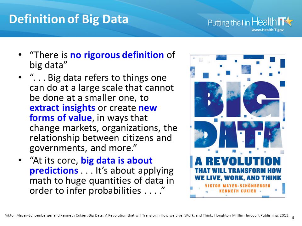 Privacy And Security Workgroup Big Data And Privacy October
