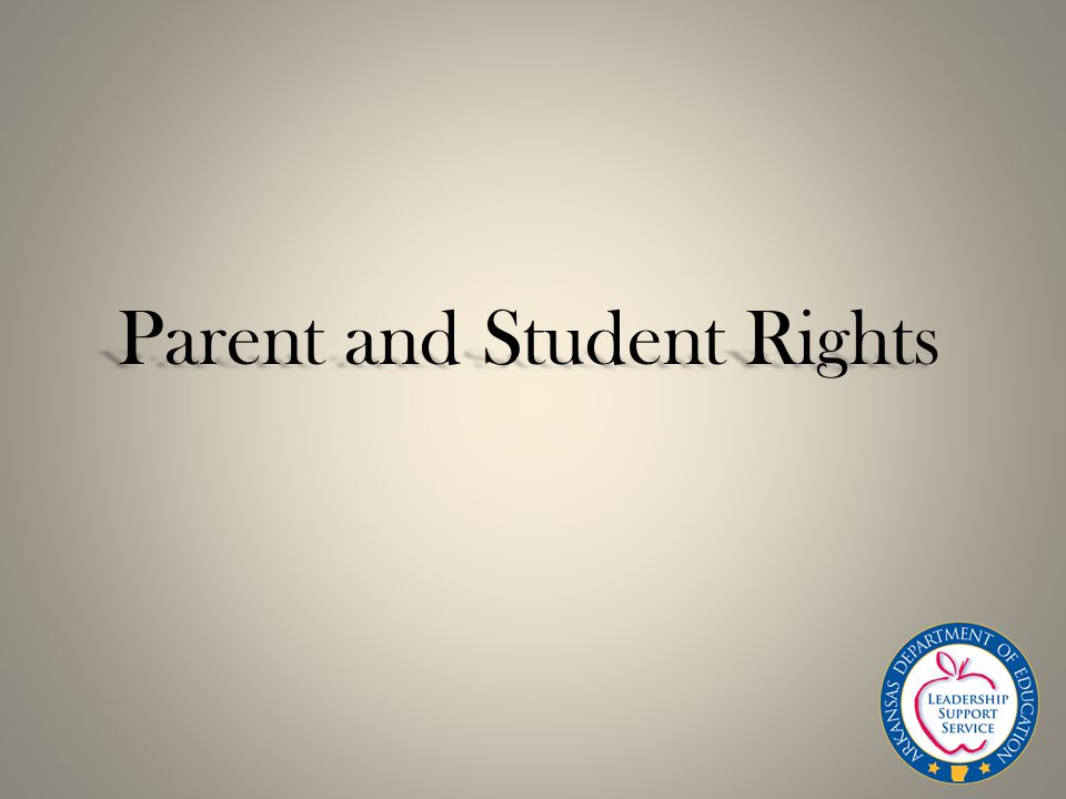 Parent and Student Rights