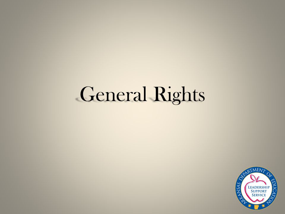 General Rights