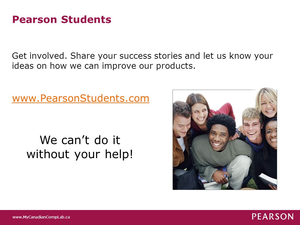 Pearson Students Get involved.
