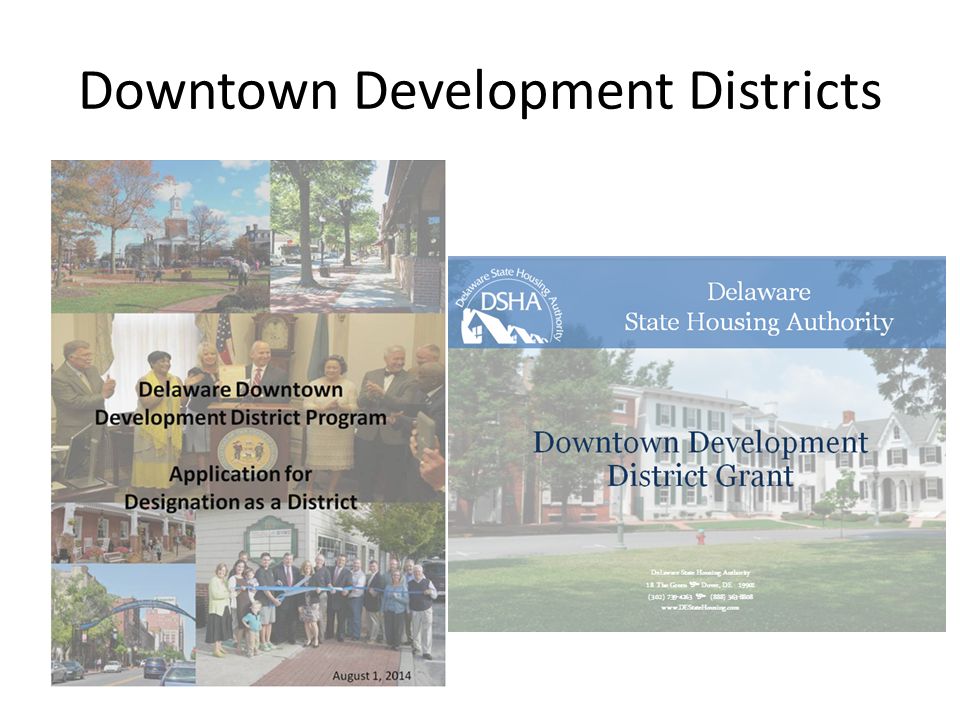 Downtown Development Districts