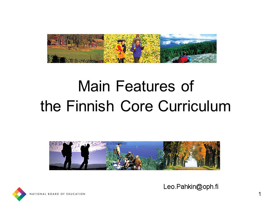 1 Main Features of the Finnish Core Curriculum