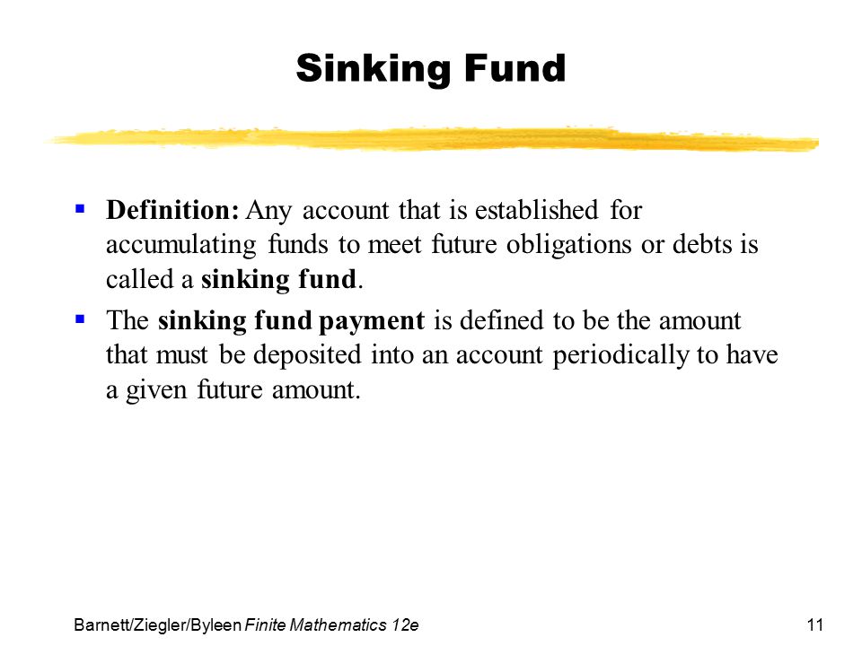 Chapter 3 Mathematics Of Finance Section 3 Future Value Of