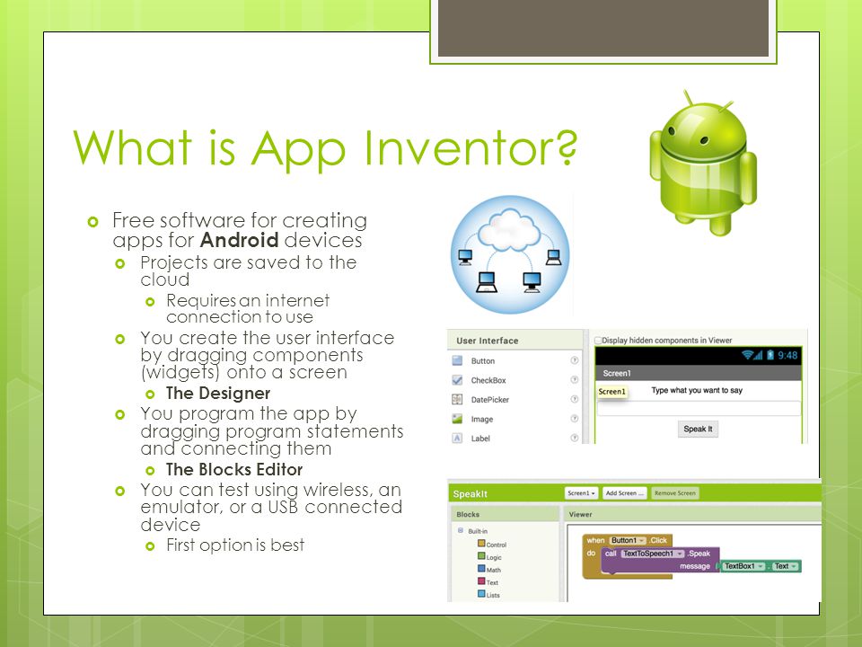 What is App Inventor.