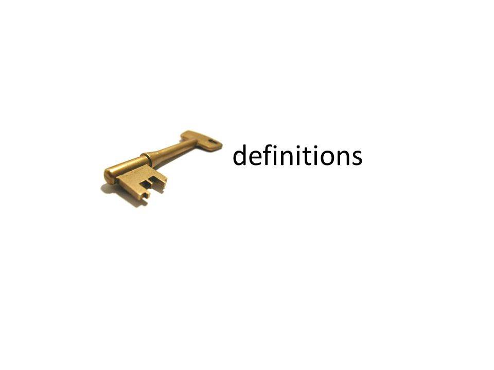 definitions