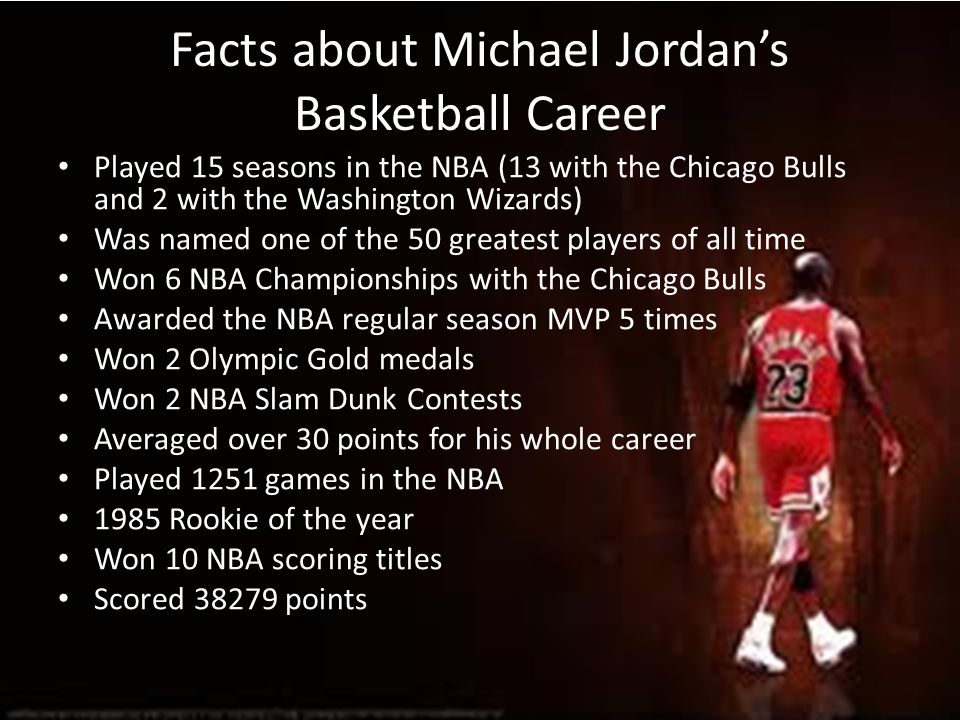 Facts about Michael Jordan Born 17/02/1963 Born in Brooklyn Youngest child  of 4 Grew up in Willmington, North Carolina He has 3 children. - ppt  download