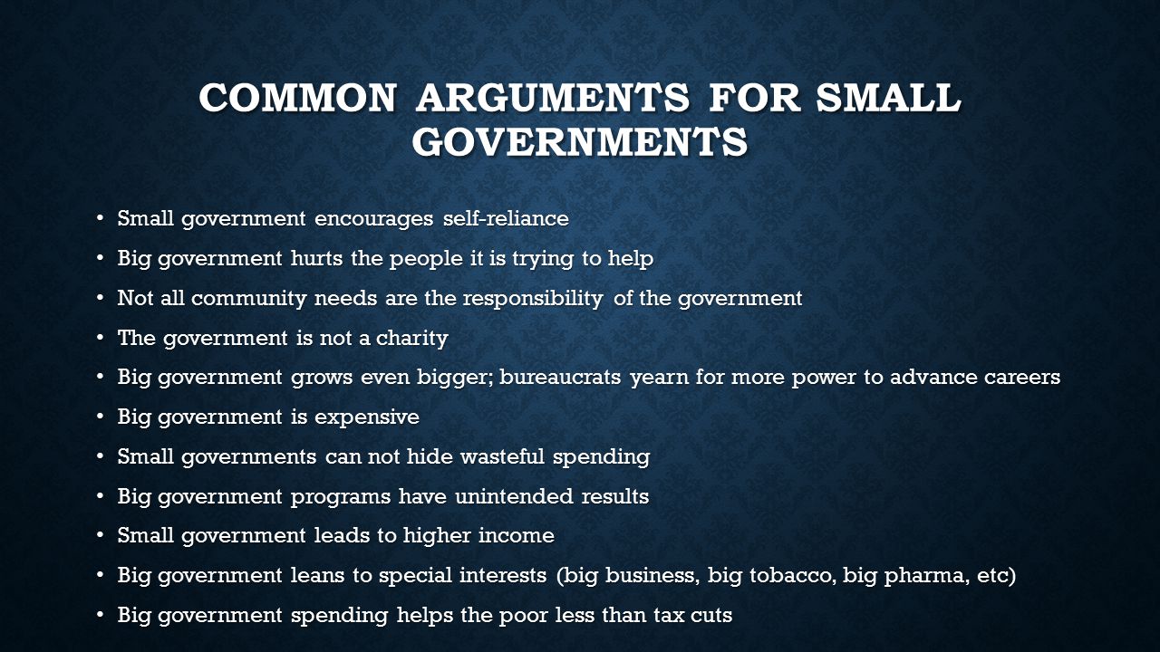 Big Government Definition Big Government Is Primarily Defined By Its Size Measured By The Number Of Employees Or Budget Either In Absolute Terms Or Ppt Download Big Government Definition Big Government Is Primarily Defined By Its Size Measured By The Number Of Employees Or Budget Either In Absolute Terms Or Ppt Download