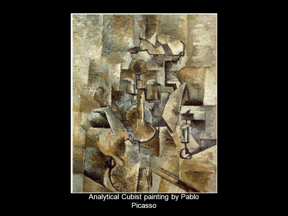 Analytical Cubist painting by Pablo Picasso