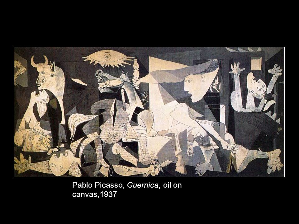 Pablo Picasso, Guernica, oil on canvas,1937