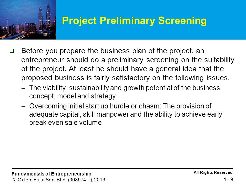 All Rights Reserved Fundamentals Of Entrepreneurship C Oxford Fajar Sdn Bhd T Ppt Download