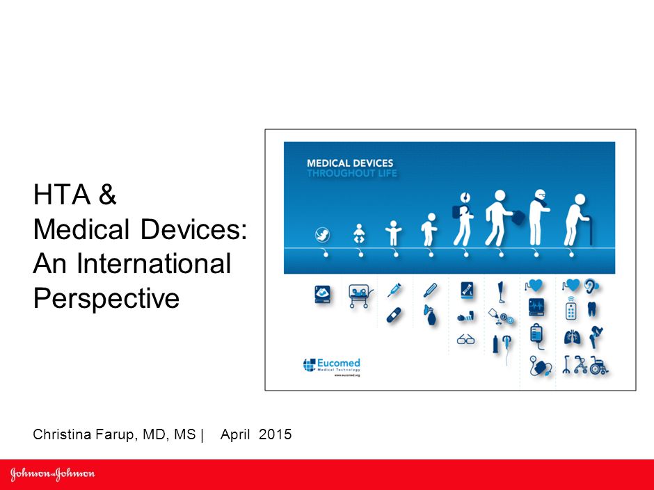 HTA & Medical Devices: An International Perspective Christina Farup, MD, MS | April 2015