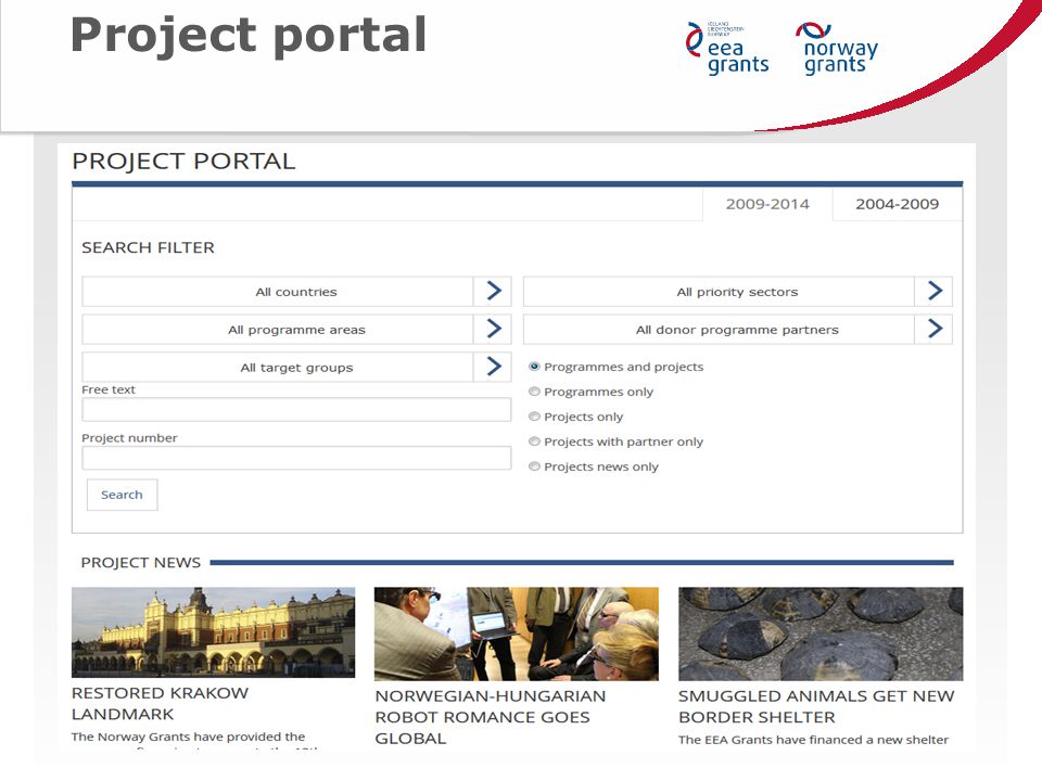 Project portal